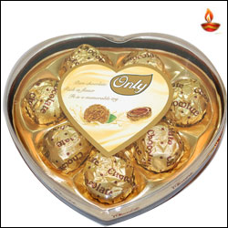 "Heart shape chocolates - 8 pcs- code001 - Click here to View more details about this Product